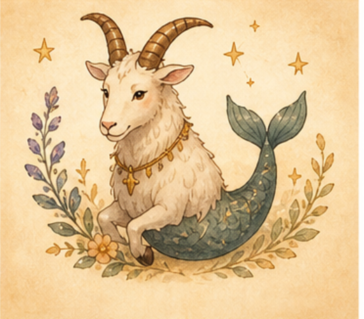 山羊座の山羊イラスト