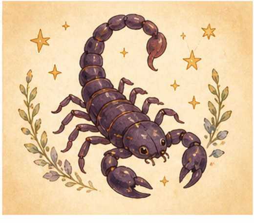 蠍座の蠍イラスト